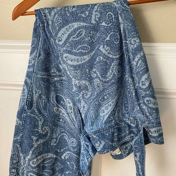 Free People Paisley Journey Flare Jean 28 - Picture 5 of 11